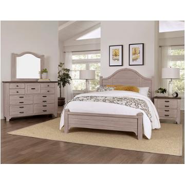 741-552 Vaughan Bassett Furniture Bungalow - Dover Grey Bedroom Furniture Bed