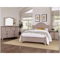 741-552 Vaughan Bassett Furniture Bungalow - Dover Grey Bedroom Furniture Bed