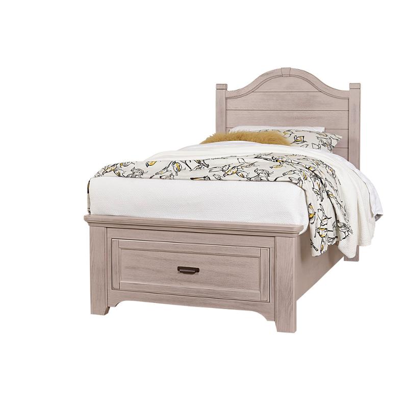 741-338-st Vaughan Bassett Furniture Bungalow - Dover Grey Bedroom Furniture Bed