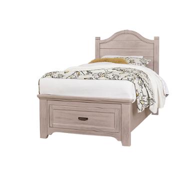 741-338-st Vaughan Bassett Furniture Bungalow - Dover Grey Bedroom Furniture Bed