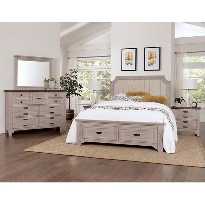 741-551-st Vaughan Bassett Furniture Bungalow - Dover Grey Bedroom Furniture Bed