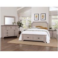 741-551-st Vaughan Bassett Furniture Bungalow - Dover Grey Bedroom Furniture Bed