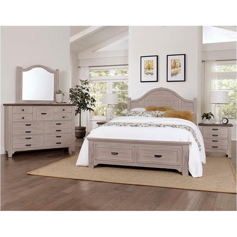 741-558-st Vaughan Bassett Furniture Bungalow - Dover Grey Bedroom Furniture Bed