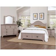 741-558-st Vaughan Bassett Furniture Bungalow - Dover Grey Bedroom Furniture Bed