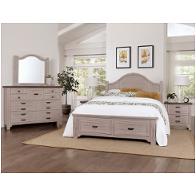 741-668-st Vaughan Bassett Furniture Bungalow - Dover Grey Bedroom Furniture Bed