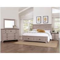 741-669-st Vaughan Bassett Furniture Bungalow - Dover Grey Bedroom Furniture Bed