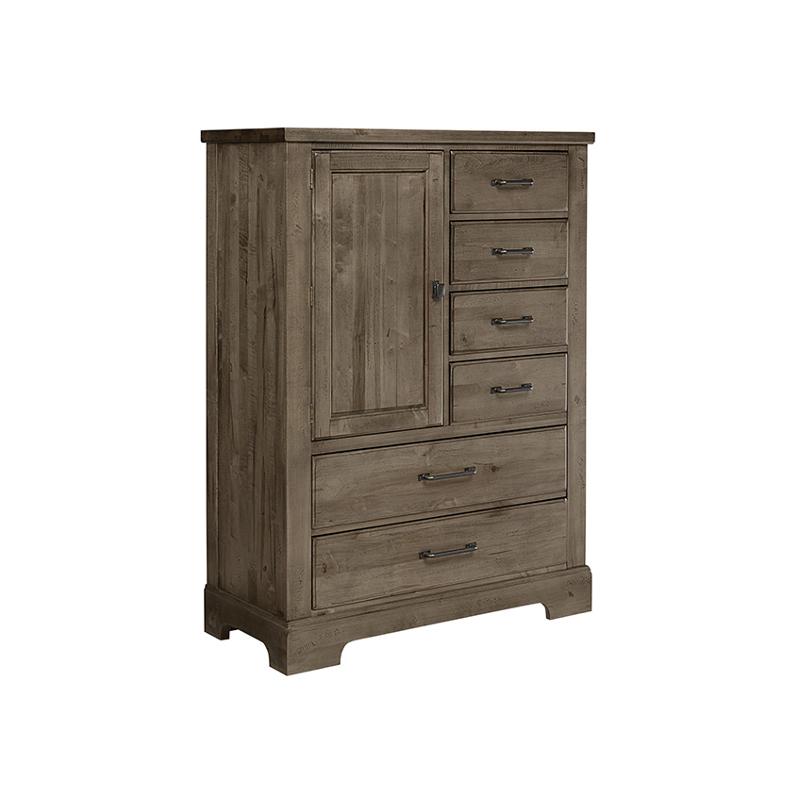 172-117 Vaughan Bassett Furniture Cool Rustic - Stone Grey Bedroom Furniture Chest