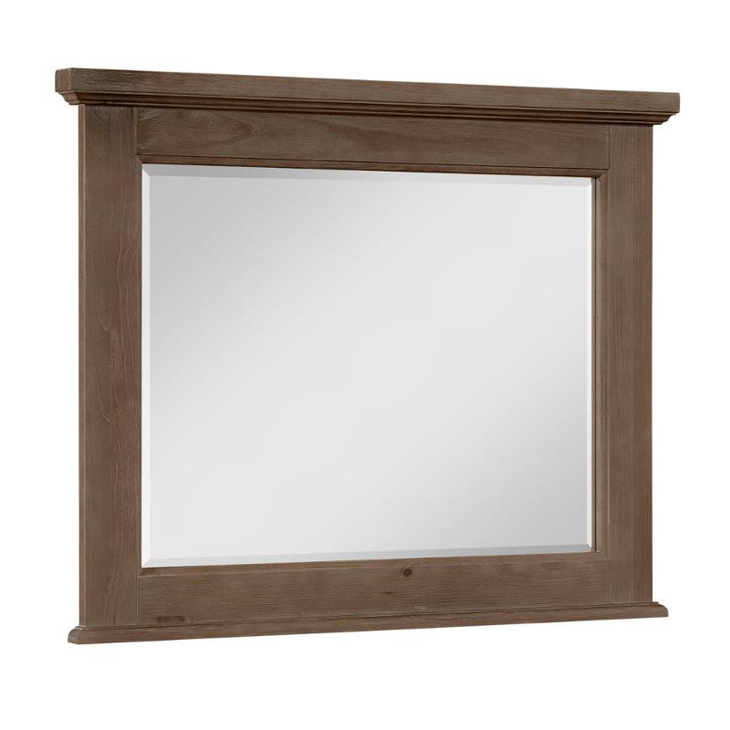 692-446 Vaughan Bassett Furniture Sawmill - Saddle Grey Bedroom Furniture Mirror