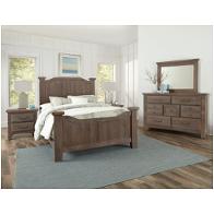 692-558 Vaughan Bassett Furniture Sawmill - Saddle Grey Bedroom Furniture Bed