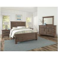 692-559 Vaughan Bassett Furniture Sawmill - Saddle Grey Bedroom Furniture Bed