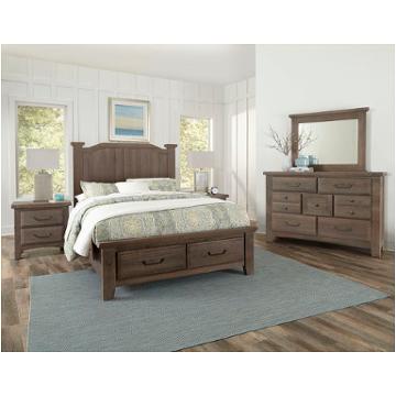 692-558-st Vaughan Bassett Furniture Sawmill - Saddle Grey Bedroom Bed