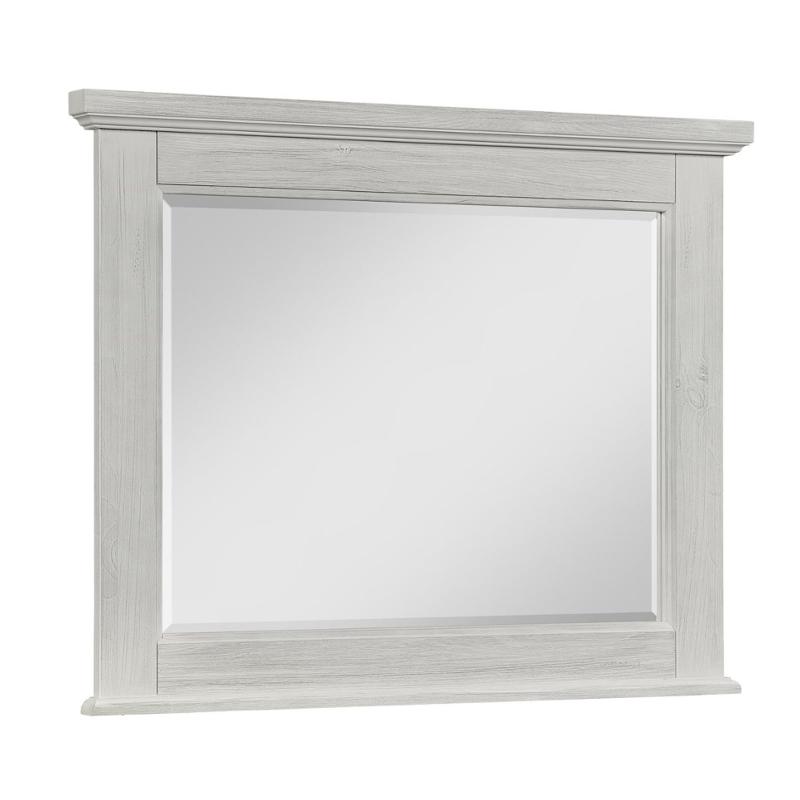 694-446 Vaughan Bassett Furniture Sawmill - Alabaster Bedroom Furniture Mirror