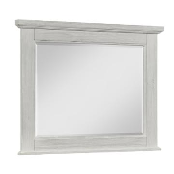 694-446 Vaughan Bassett Furniture Sawmill - Alabaster Bedroom Furniture Mirror