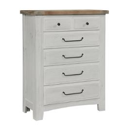 694-115 Vaughan Bassett Furniture Sawmill - Alabaster Bedroom Furniture Chest