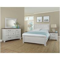 694-559 Vaughan Bassett Furniture Sawmill - Alabaster Bedroom Furniture Bed