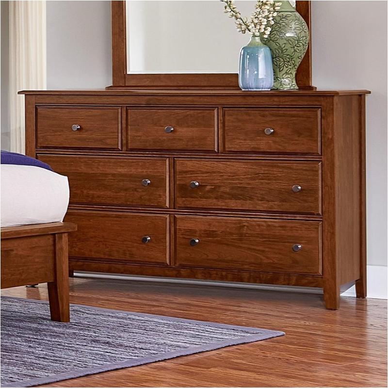 100-003 Vaughan Bassett Furniture Artisan Choices - Amish Cherry Bedroom Furniture Dresser