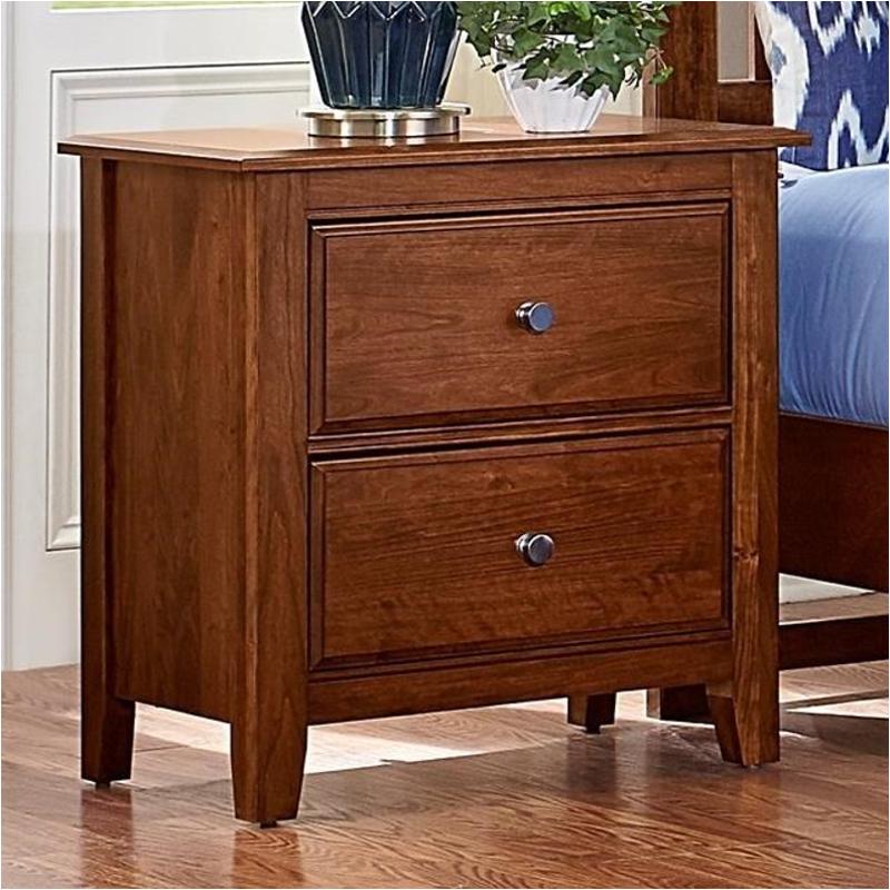 100-227 Vaughan Bassett Furniture Artisan Choices - Amish Cherry Bedroom Furniture Nightstand