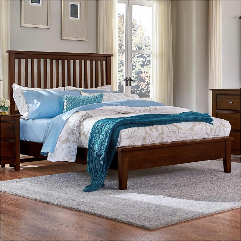 104-667-ck Vaughan Bassett Furniture Artisan Choices - Dark Cherry Bedroom Furniture Bed