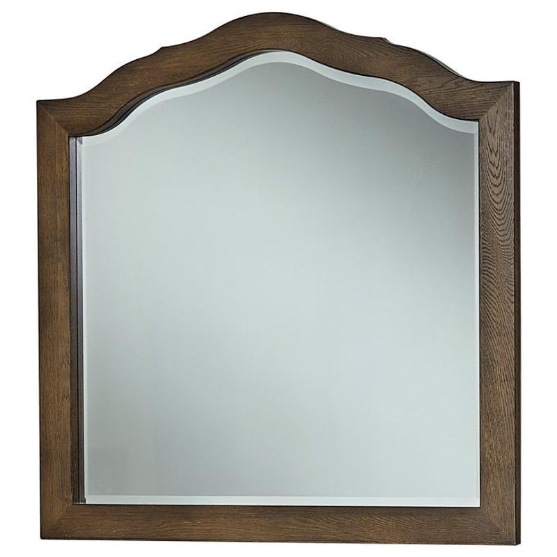 106-441 Vaughan Bassett Furniture Artisan Choices - Classic Dark Oak Bedroom Furniture Mirror