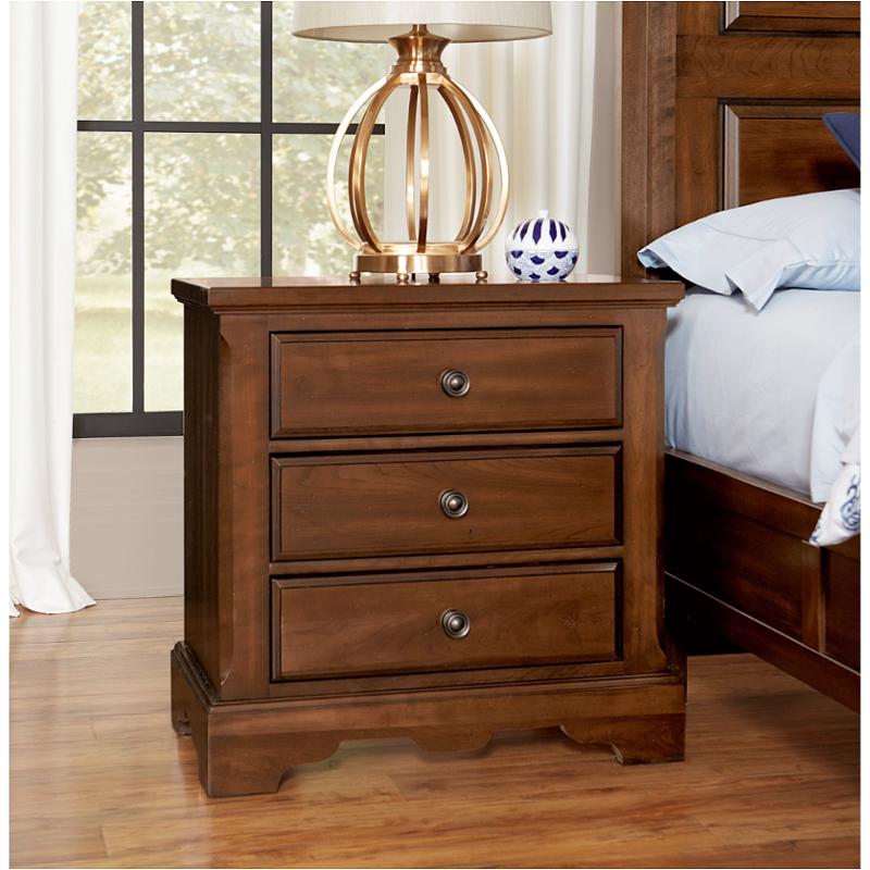 110227 Vaughan Bassett Furniture 3 Drawers Night Stand
