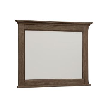 112-446 Vaughan Bassett Furniture Heritage - Cobblestone Oak Bedroom Furniture Mirror