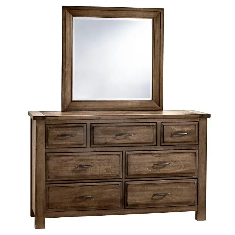 117-003 Vaughan Bassett Furniture 7 Drawers Triple Dresser
