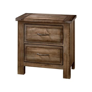 117-227 Vaughan Bassett Furniture Maple Road - Maple Syrup Bedroom Furniture Nightstand
