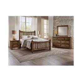 117-668 Vaughan Bassett Furniture Maple Road - Maple Syrup Bedroom Furniture Bed
