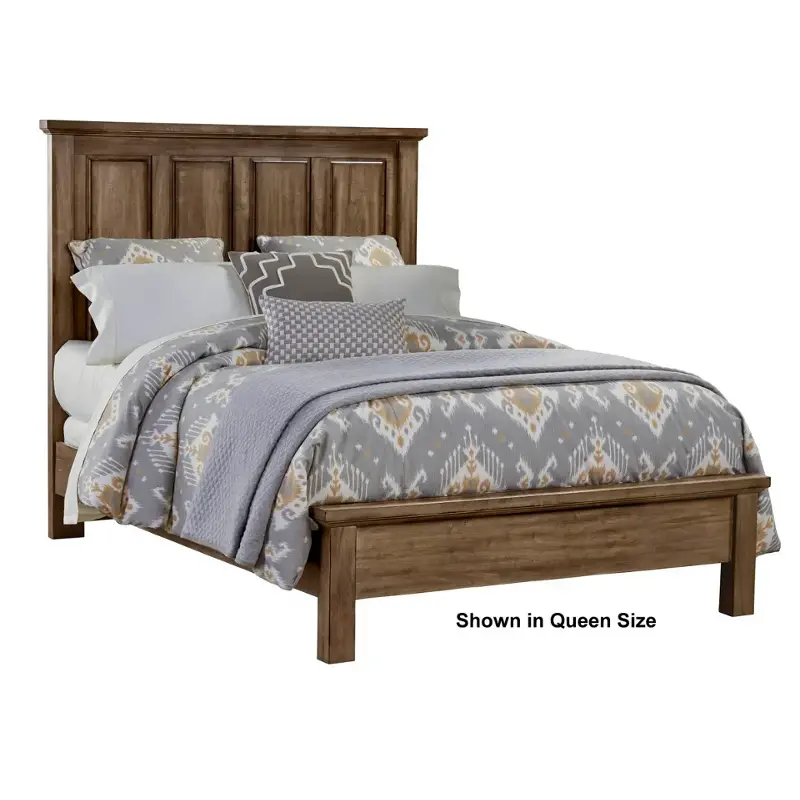 117-669 Vaughan Bassett Furniture Maple Road - Maple Syrup Bedroom Furniture Bed