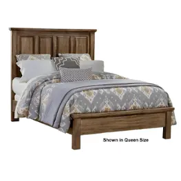 117-669 Vaughan Bassett Furniture Maple Road - Maple Syrup Bedroom Furniture Bed