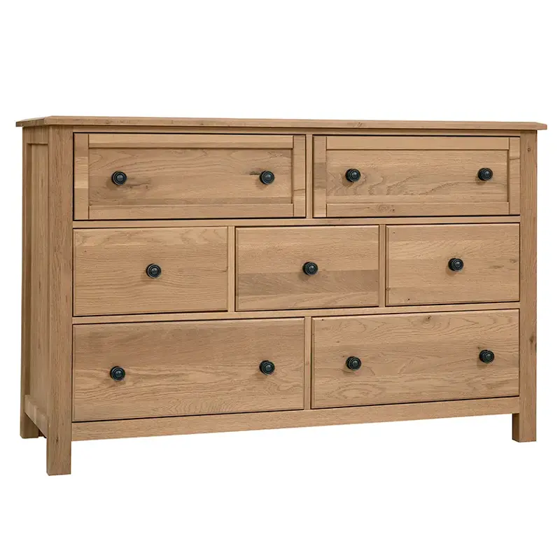 120-003 Vaughan Bassett Furniture Custom Express - Clear Oak Bedroom Furniture Dresser