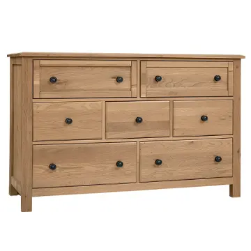 120-003 Vaughan Bassett Furniture Custom Express - Clear Oak Bedroom Furniture Dresser