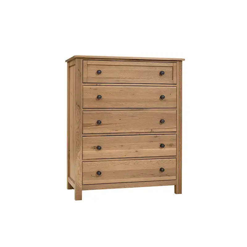 120-115 Vaughan Bassett Furniture Custom Express - Clear Oak Bedroom Furniture Chest