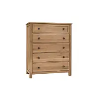 120-115 Vaughan Bassett Furniture Custom Express - Clear Oak Bedroom Furniture Chest