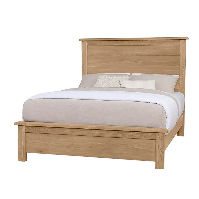 120-558 Vaughan Bassett Furniture Custom Express - Clear Oak Bedroom Furniture Bed