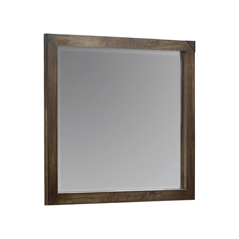 126-446 Vaughan Bassett Furniture Sedgwick - Classic Dark Maple Bedroom Furniture Mirror