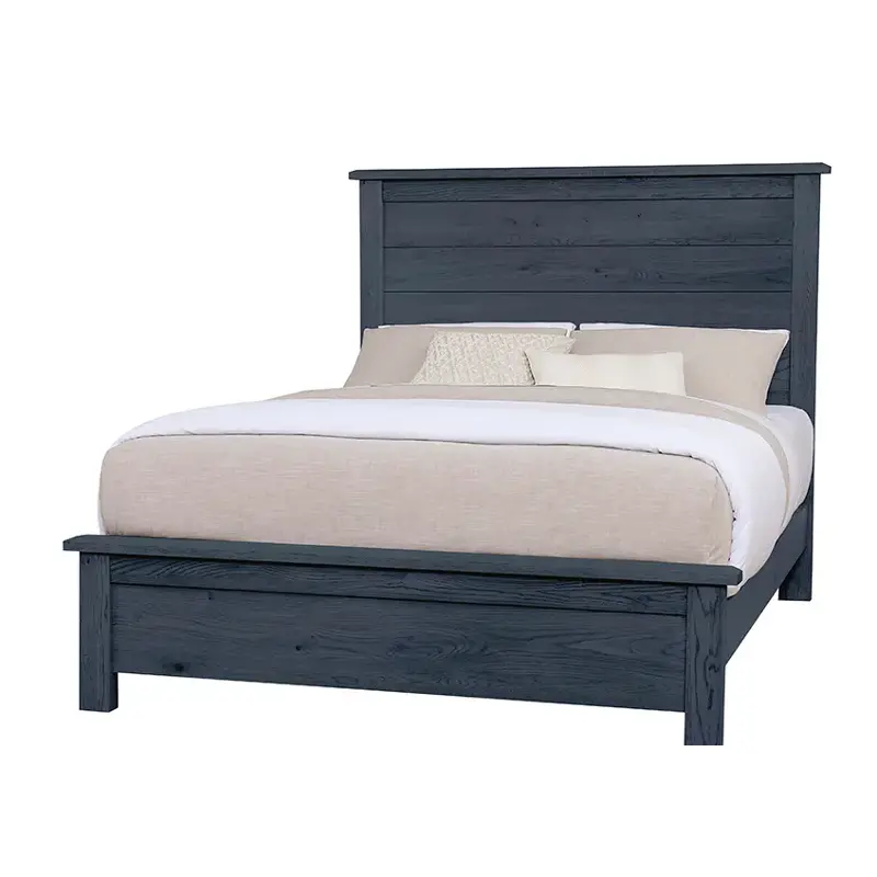 126-558 Vaughan Bassett Furniture Custom Express - Indigo Bedroom Furniture Bed