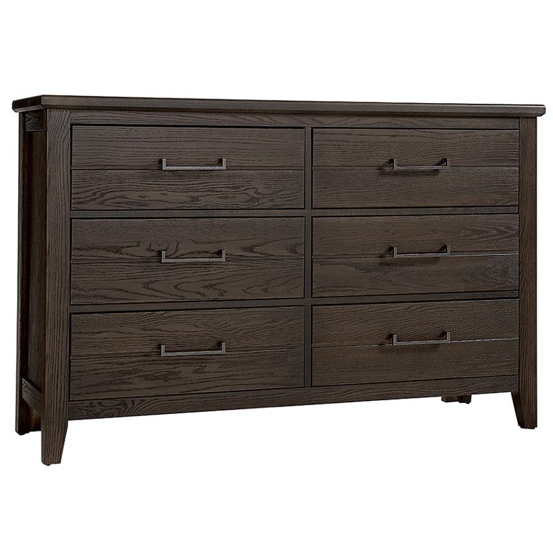 140-003 Vaughan Bassett Furniture Passageways - Charleston Brown Bedroom Furniture Dresser