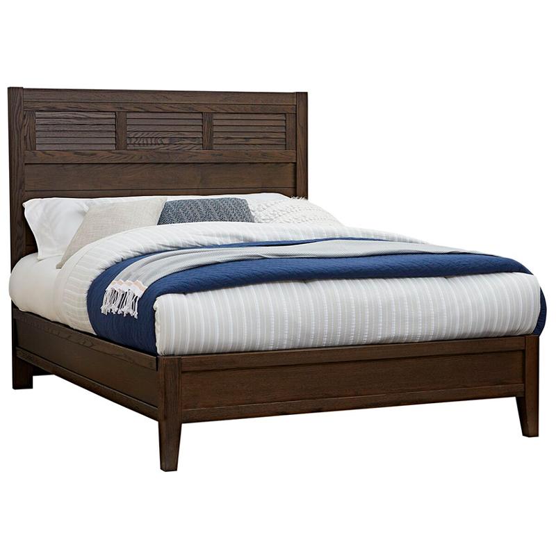 140-557 Vaughan Bassett Furniture Queen Louvered Bed