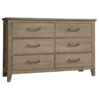 141-003 Vaughan Bassett Furniture Passageways - Deep Sand Bedroom Furniture Dresser