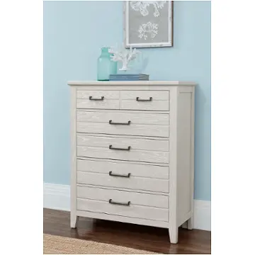 144-115 Vaughan Bassett Furniture Passageways - Oyster Grey Bedroom Furniture Chest