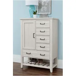 144-117 Vaughan Bassett Furniture Passageways - Oyster Grey Bedroom Furniture Chest