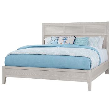 144-557 Vaughan Bassett Furniture Passageways - Oyster Grey Bedroom Furniture Bed