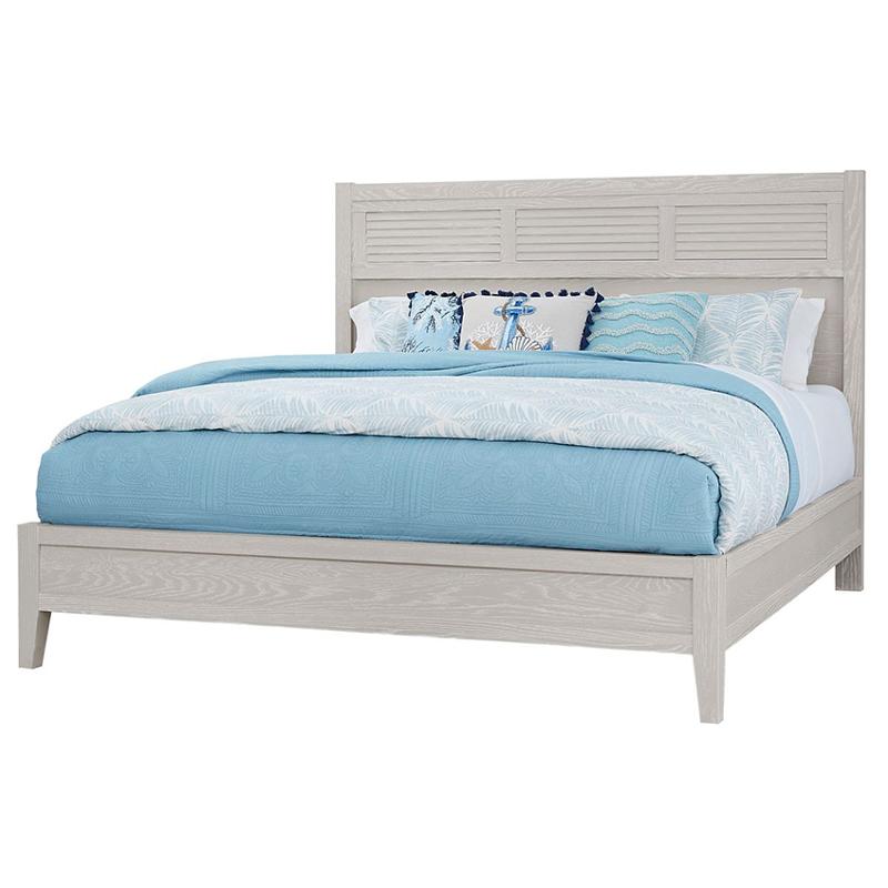 144-667 Vaughan Bassett Furniture Passageways - Oyster Grey Bedroom Furniture Bed