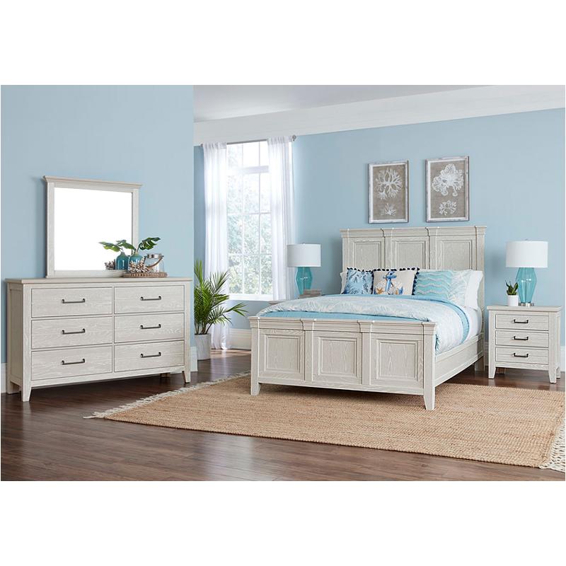 144-559 Vaughan Bassett Furniture Passageways - Oyster Grey Bedroom Furniture Bed