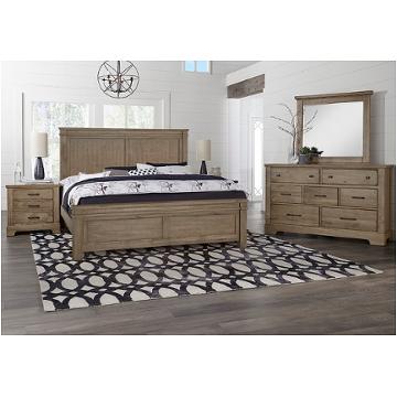 172-551 Vaughan Bassett Furniture Cool Rustic - Stone Grey Bedroom Furniture Bed