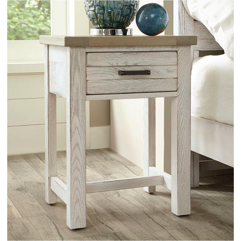 134-226 Vaughan Bassett Furniture Highlands - Aged White Bedroom Furniture Nightstand
