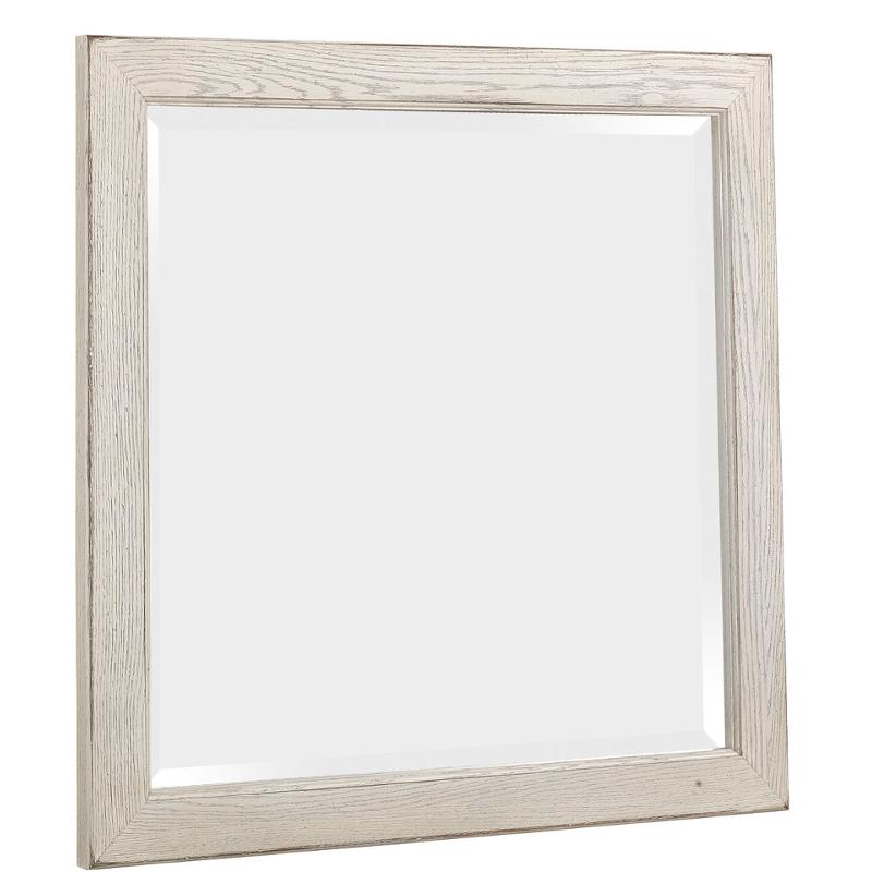 134-446 Vaughan Bassett Furniture Highlands - Aged White Bedroom Furniture Mirror