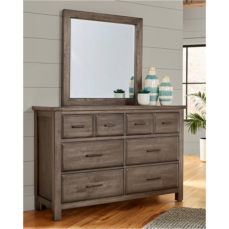 161-003 Vaughan Bassett Furniture Chestnut Creek - Pewter Bedroom Furniture Dresser