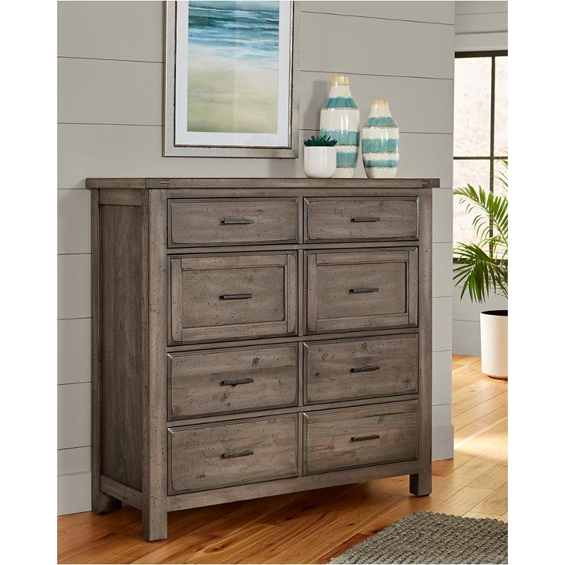 161-004 Vaughan Bassett Furniture Chestnut Creek - Pewter Bedroom Furniture Chest